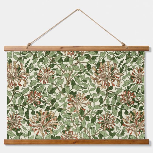 William Morris  Honeysuckle Pattern Hangend Wandkleed (Voorkant)
