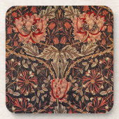 William Morris Honeysuckle Pattern Onderzetter (Voorkant)