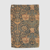 William Morris Honeysuckle Rich Wallpaper Golfhanddoek (Voorkant)