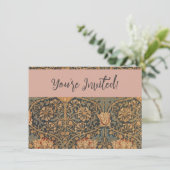 William Morris Honeysuckle Rich Wallpaper Kaart (Staand voorkant)