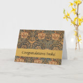 William Morris Honeysuckle Rich Wallpaper Kaart (Gele Bloem)