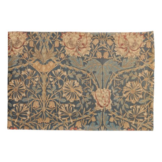 William Morris Honeysuckle Rich Wallpaper Kussensloop (Achterkant)