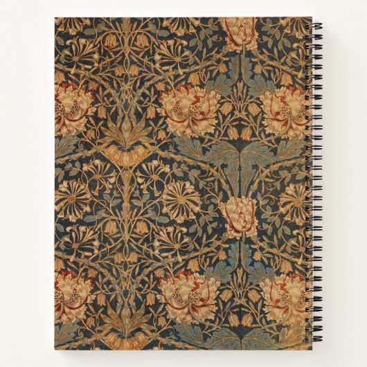 William Morris Honeysuckle Rich Wallpaper Notitieboek (Achterkant)