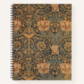 William Morris Honeysuckle Rich Wallpaper Notitieboek (Voorkant)