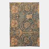 William Morris Honeysuckle Rijk Behang Theedoek (Verticaal)