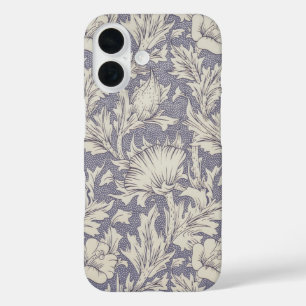 William Morris Horn Poppy Behangdruk: Vintage iPhone 16 Hoesje