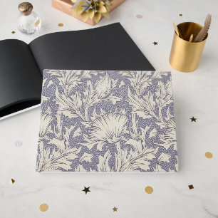 William Morris Horn Poppy Behangdruk: Vintage Gastenboek