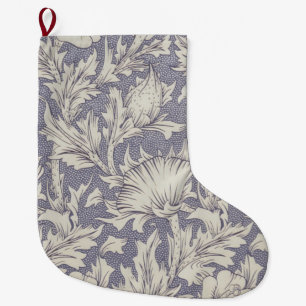 William Morris Horn Poppy Behangdruk: Vintage Grote Kerstsok
