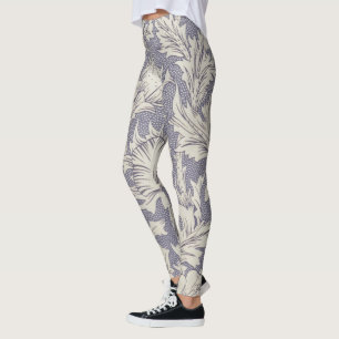William Morris Horn Poppy Behangdruk: Vintage Leggings