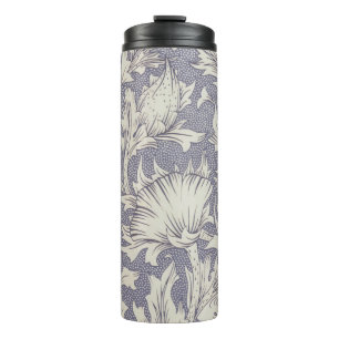 William Morris Horn Poppy Behangdruk: Vintage Thermosbeker