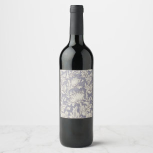 William Morris Horn Poppy Behangdruk: Vintage Wijn Etiket
