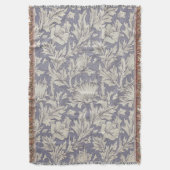 William Morris Horn Poppy Classic Floral Deken (Voorkant Verticaal)