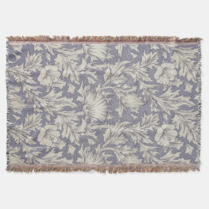 William Morris Horn Poppy Classic Floral Deken