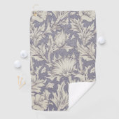 William Morris Horn Poppy Classic Floral Golfhanddoek (Insitu)