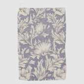 William Morris Horn Poppy Classic Floral Golfhanddoek (Voorkant)