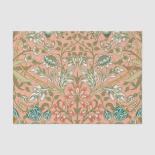 William Morris Hyacinth Flower Roos Art Tissuepapier
