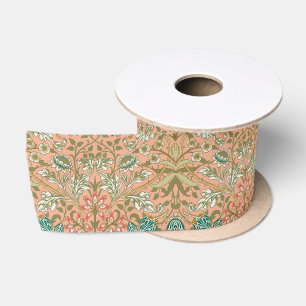 William Morris Hyacinth Patroon Stof Roze Lint