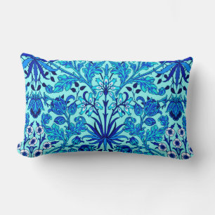 William Morris Hyacinth Print, Aqua en Turquoise Kussen