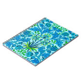 William Morris Hyacinth Print, Cerulean Blue Notitieboek (Linkerzijde)