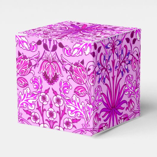 William Morris Hyacinth Print, Lavender en Violet Bedankdoosjes (Voorkant Zijde)