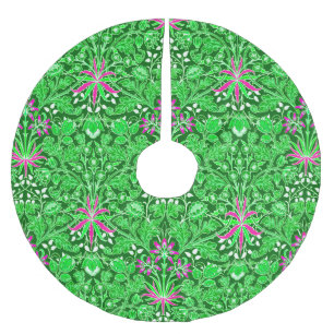 William Morris Hyacinth Print Limoen & Emerald Gre Kerstboom Rok