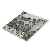 William Morris - Illustratie van het Parlement 189 Tegeltje (Zijkant)