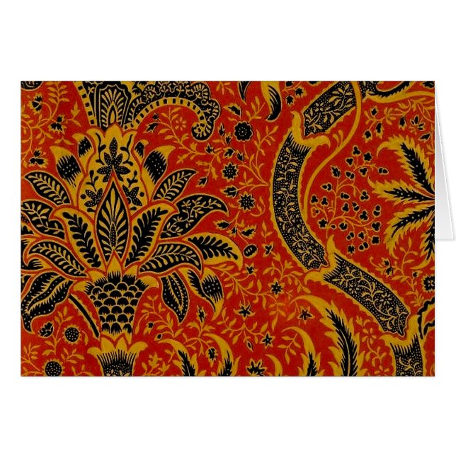 William Morris Inde Floral rouge (Devant horizontal)