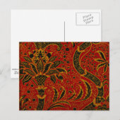 William Morris - India, patroon Briefkaart (Voorkant / Achterkant)