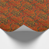 William Morris India Red Floral Cadeaupapier (Hoek)