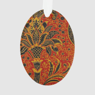 William Morris India Red Floral Ornament