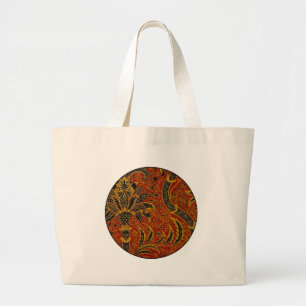 William Morris India Rood Bloem Motief Vintage Kla Grote Tote Bag