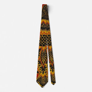 William Morris India Rood Bloem Motief Vintage Kla Stropdas