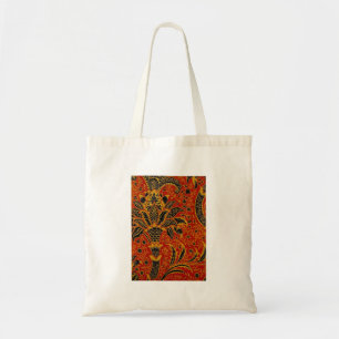 William Morris India Rood Bloem Motief Vintage Kla Tote Bag