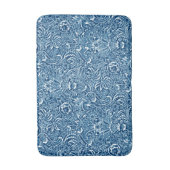 William Morris Indian, Indigo Blue en White Badmat (Voorkant Verticaal)