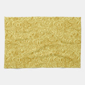 William Morris Indian, Mustard Gold Theedoek (Horizontaal)