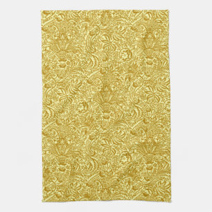 William Morris Indian, Mustard Gold Theedoek