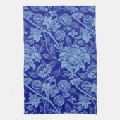 William Morris - Indigo Blue Wey Fabric Kitchen na Theedoek (Verticaal)
