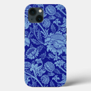 William Morris - Indigo Blue Wey Fabric OtterBox i iPhone 13 Hoesje