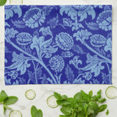 William Morris - Indigo Blue Wey Fabric Theedoek (Gevouwen)