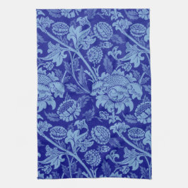 William Morris - Indigo Blue Wey Fabric Theedoek