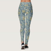 William Morris Inspired Floral Patterned Leggings (Achterkant)