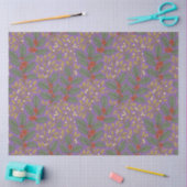 William Morris inspireerde Holly & Mistletoe Tissuepapier (Craft)