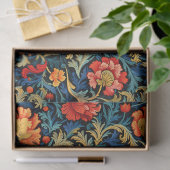 William Morris inspireerde kleurrijke, levendige b Tissuepapier (Geschenk)