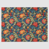 William Morris inspireerde kleurrijke, levendige b Tissuepapier (Voorkant)