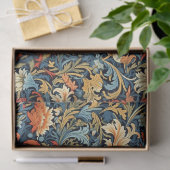 William Morris inspireerde kleurrijke, levendige b Tissuepapier (Geschenk)