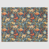 William Morris inspireerde kleurrijke, levendige b Tissuepapier (Voorkant)
