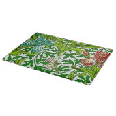 William Morris Iris Bird Floral Pattern Snijplank (Hoek)