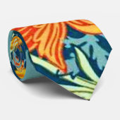 William Morris - Iris,  bloempatroon Stropdas (Opgerold)