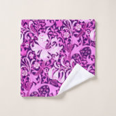 William Morris Iris en Lily, Amethyst Paars Bad Handdoek (Wasdoekje)
