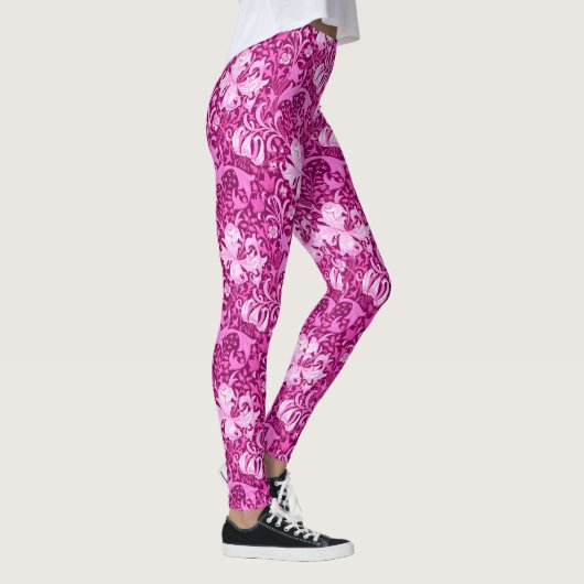 William Morris Iris en Lily, Amethyst Paars Leggings (Rechts)